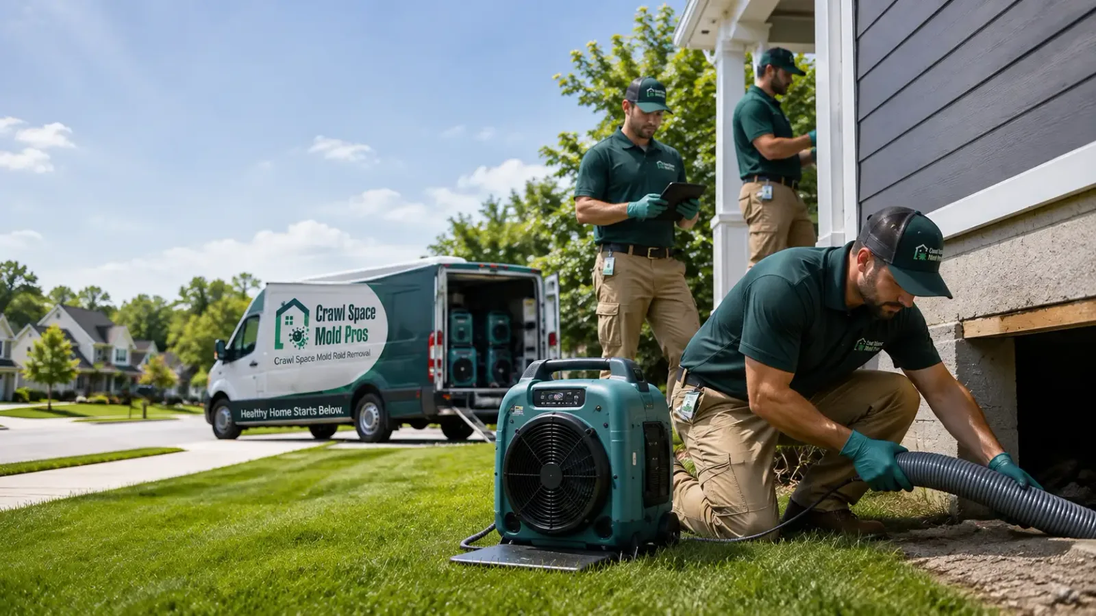 Crawl Space Mold Removal in Advance, NC